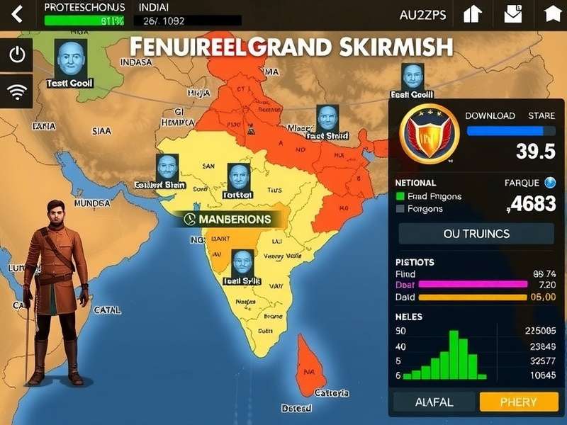 Fenugreek Grand Skirmish download statistics chart across Indian regions